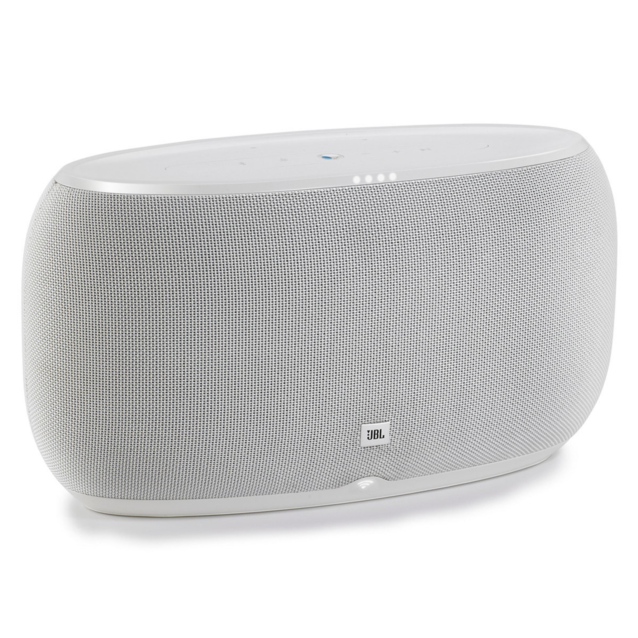 Jbl Link 500 Multiroom Wireless Bluetooth Far Field Voice Activated Home  Speaker In White Powered By Google