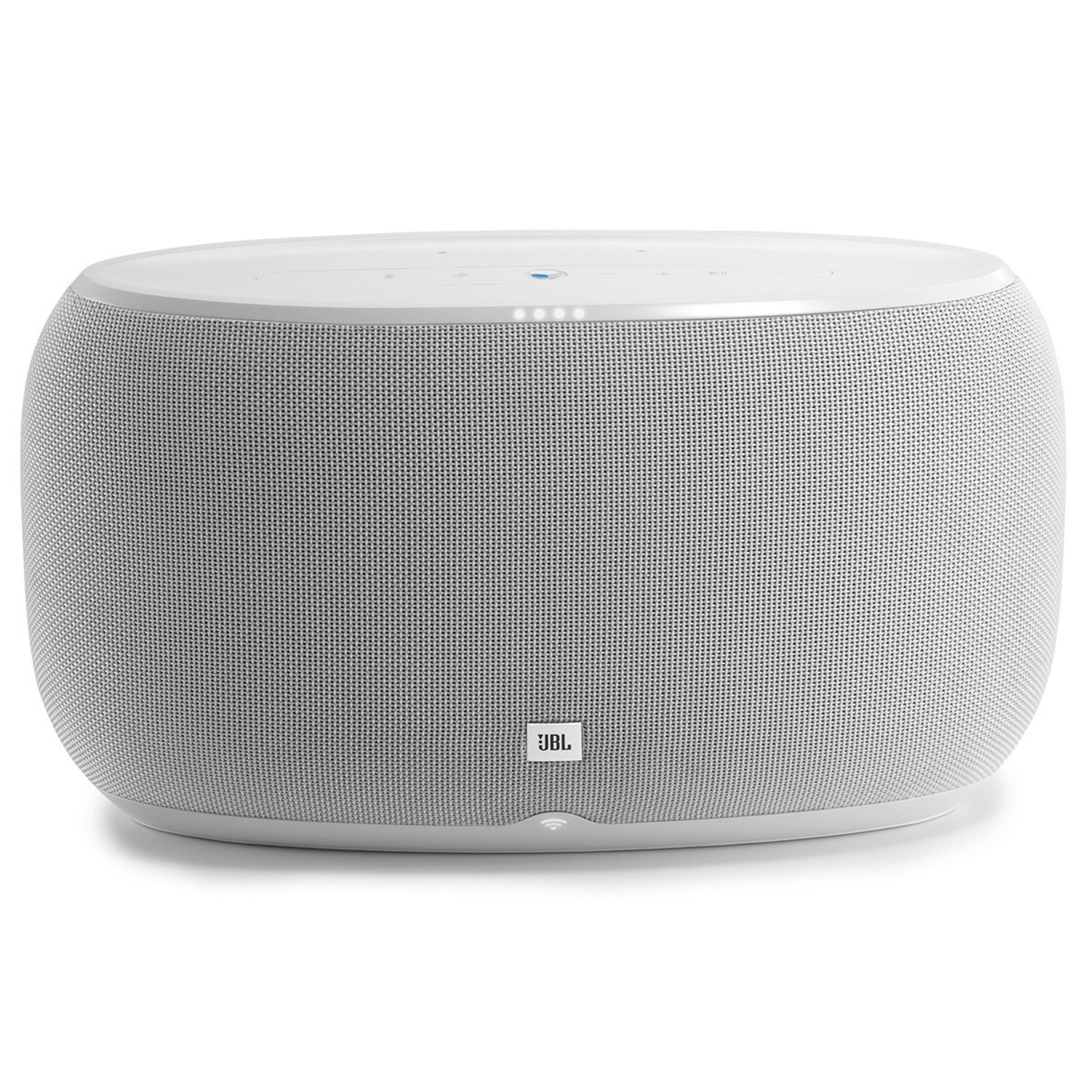 Jbl Link 500 Multiroom Wireless Bluetooth Far Field Voice Activated Home  Speaker In White Powered By Google