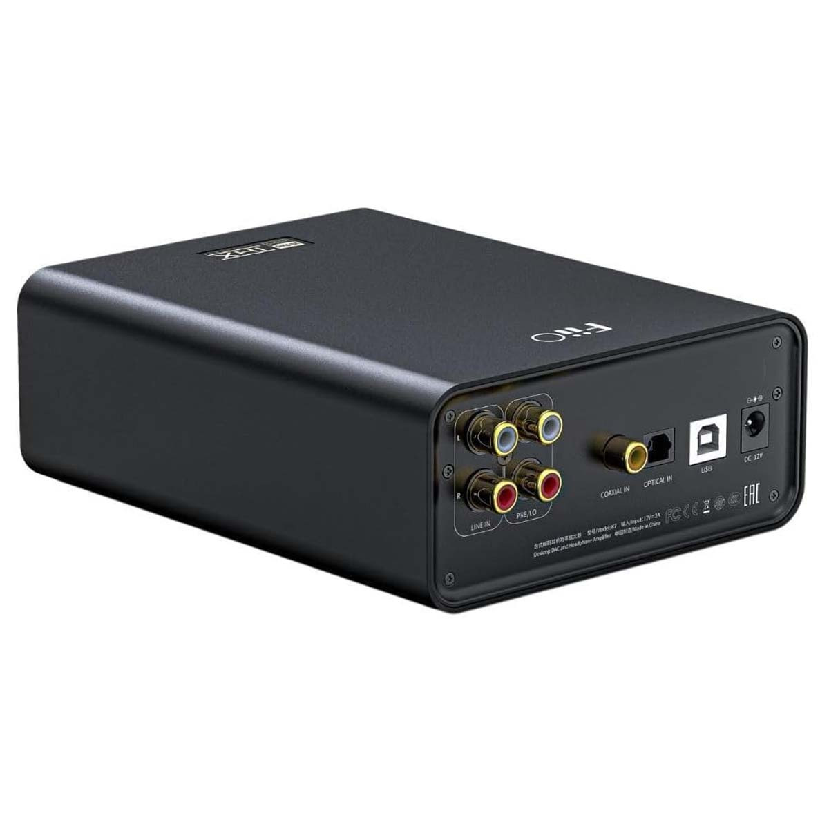 Fiio K7 Full Balanced Hifi Dac Headphone Amplifier Ak4493S With