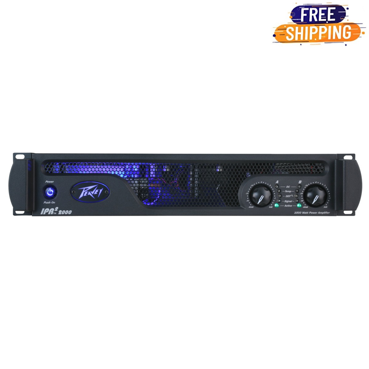 Peavey 03609460 IPR2 2000 Power Amplifier with 2 Channel independent ...