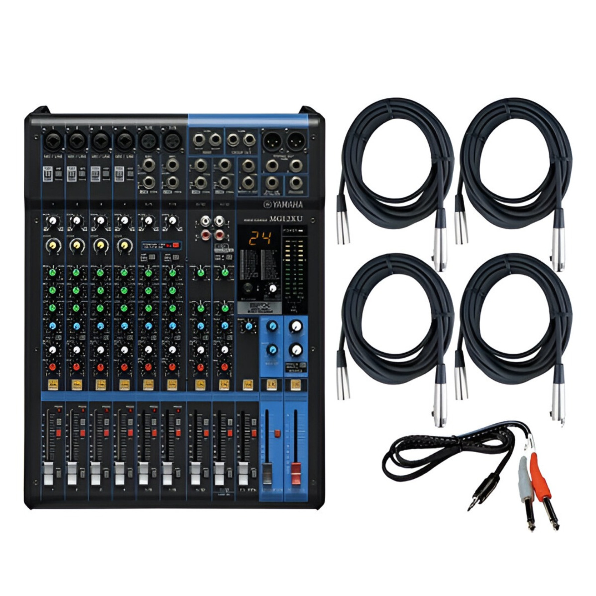 Yamaha Mg12Xu 12-Input Channel Analog 4 Bus Mixer With 4X