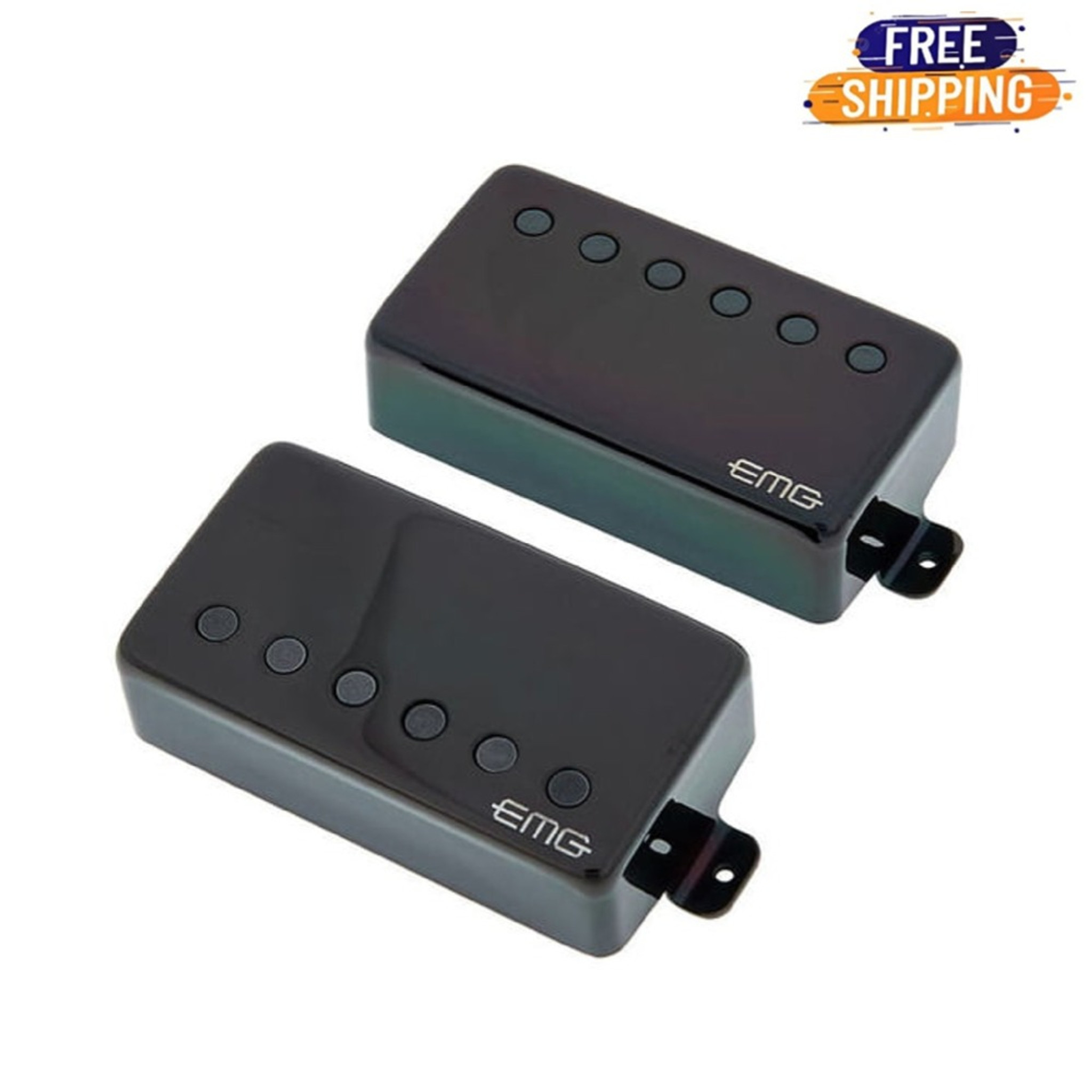 ギター EMG JH James Hetfield Set Black Chrome EMG Pickups / JH 