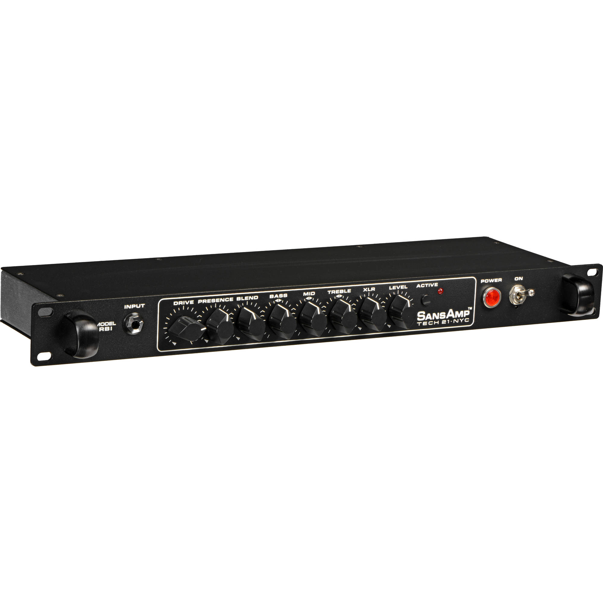 Tech 21 Rbi Sansamp 1U Rackmount Bass Preamp Guitar Amplifier With 