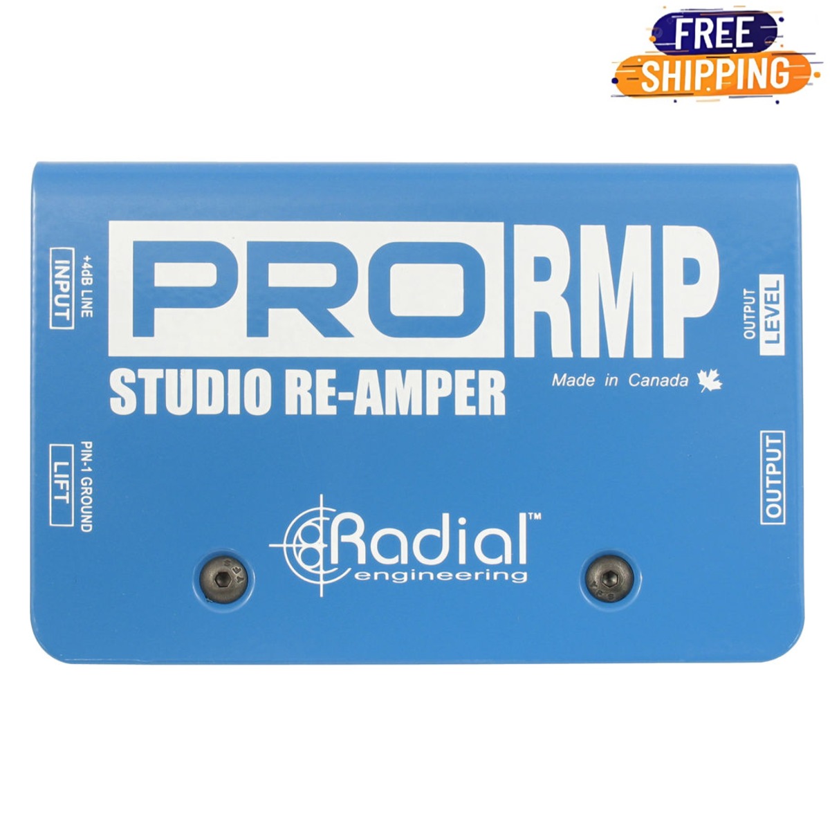 Radial Prormp 1 Channel Passive Re Amping Device Direct Box With