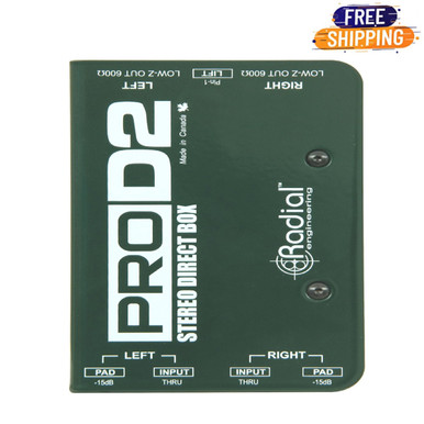 Radial Prod2 Passive 2 Channel Instrument Direct Box Passive
