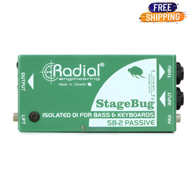 Radial Stagebug Sb-2 Single Channel Passive Instrument Direct Box