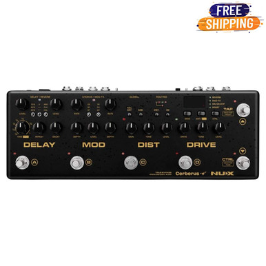 Nux Cerberus Multi-Function Guitar Effect Pedal Inside Routing Ir
