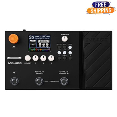 Nux Mg-400 Multi Effects Pedal With Amp Modeling Algorithm For