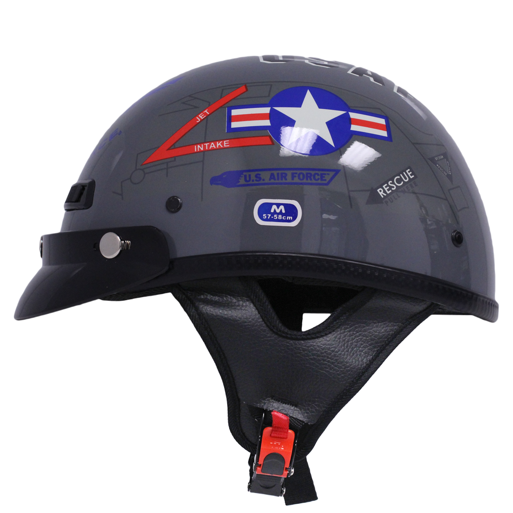 Officially Licensed US Air Force Motorcycle Helmet