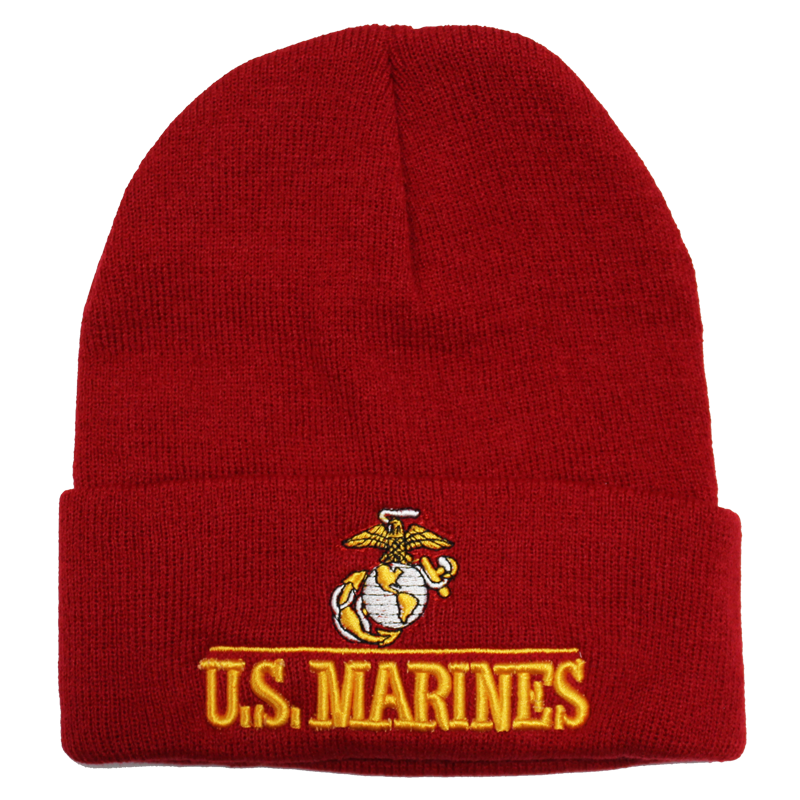 US Marines Embroidered Logo Beanie