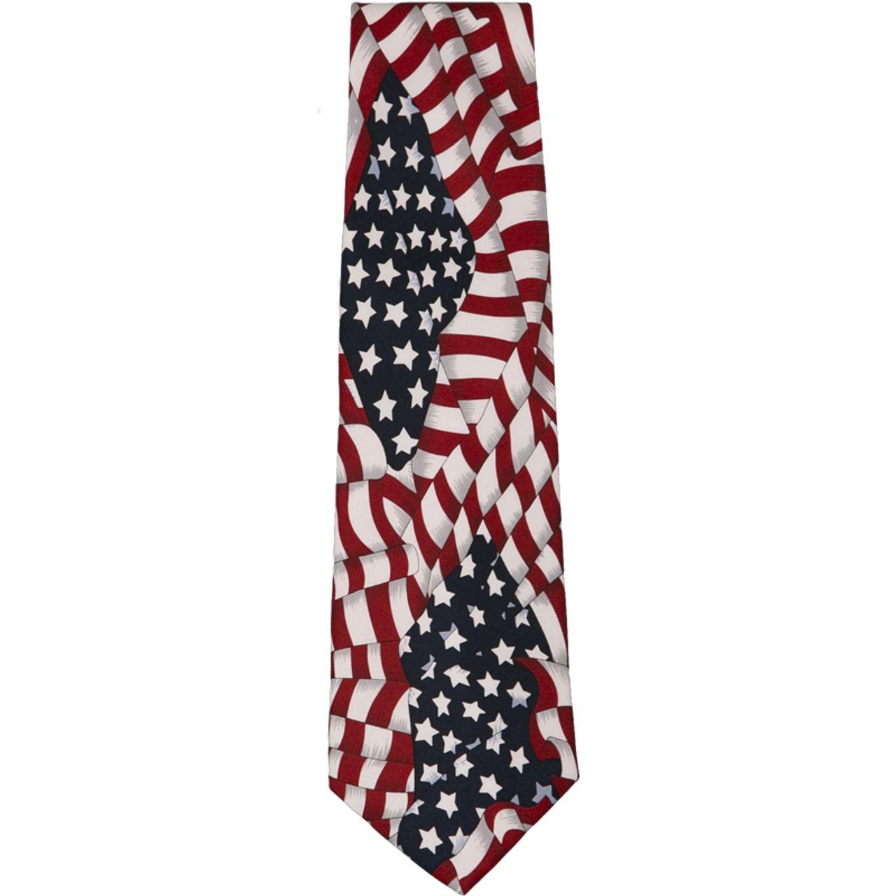 Officially Licensed - American Flag Stars & Stripes Neck Tie