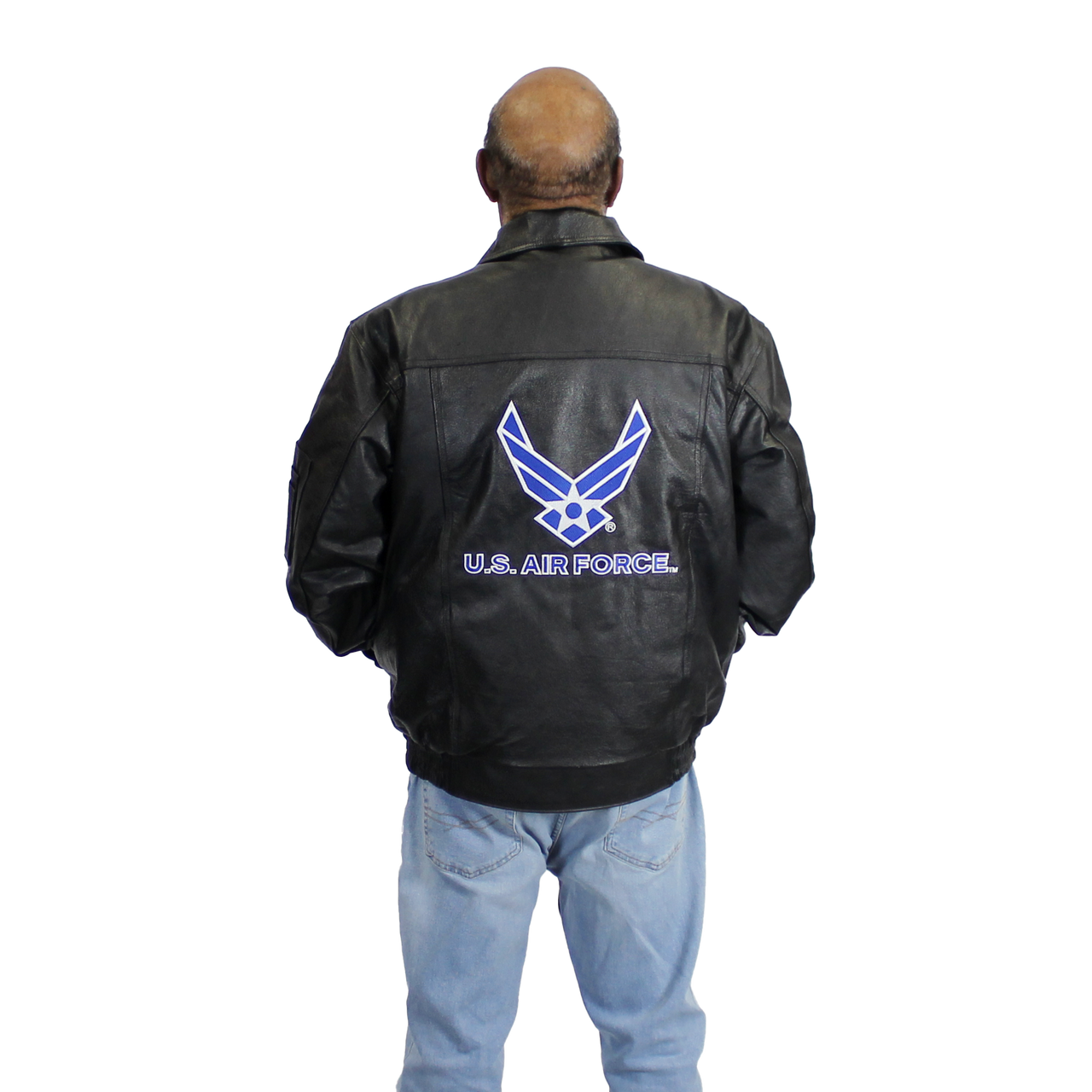 U.S. Air Force Leather Jacket | Official Military Outerwear – 3D