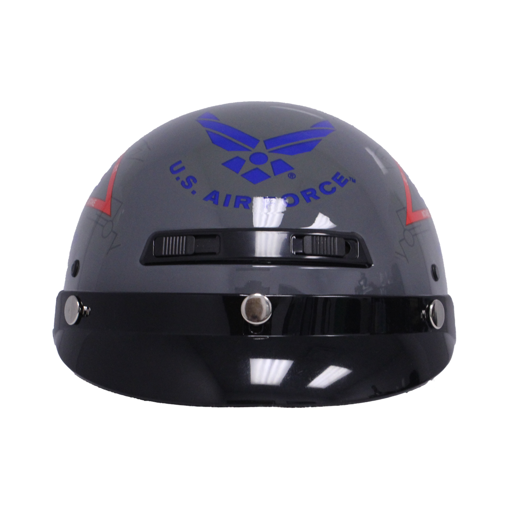 U.S. Air Force Motorcycle Half Helmet | Patriotic Biker Helmet U.S. Air Force Motorcycle Half Helmet | Patriotic Biker Helmet