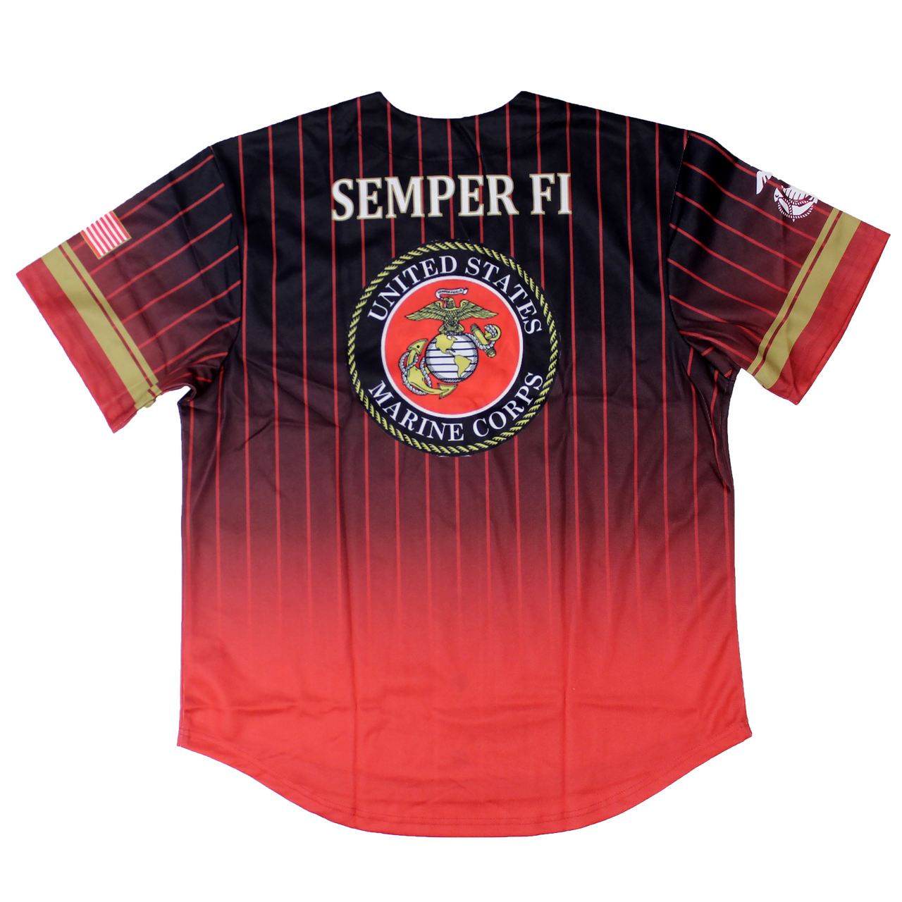 Officially Licensed - US Marines Sublimated Baseball Jersey