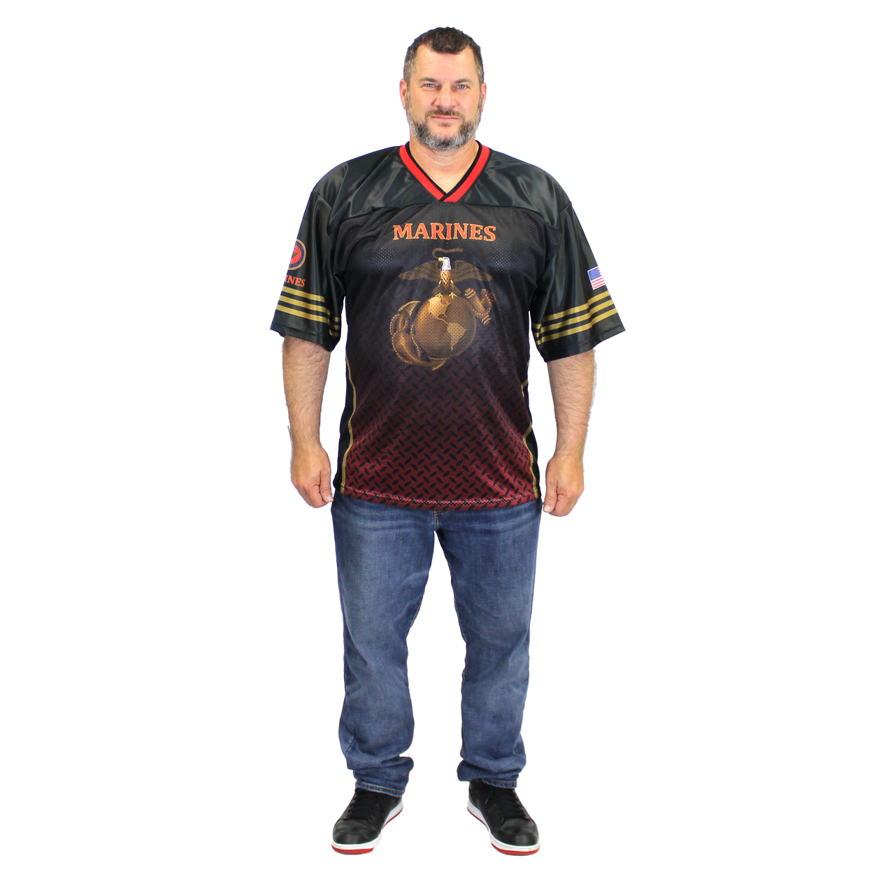 Officially Licensed - US Marines Sublimated Baseball Jersey