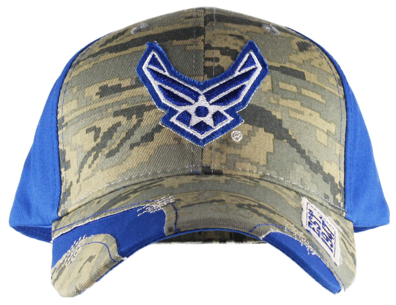 US Air Force Distressed Camo Cap