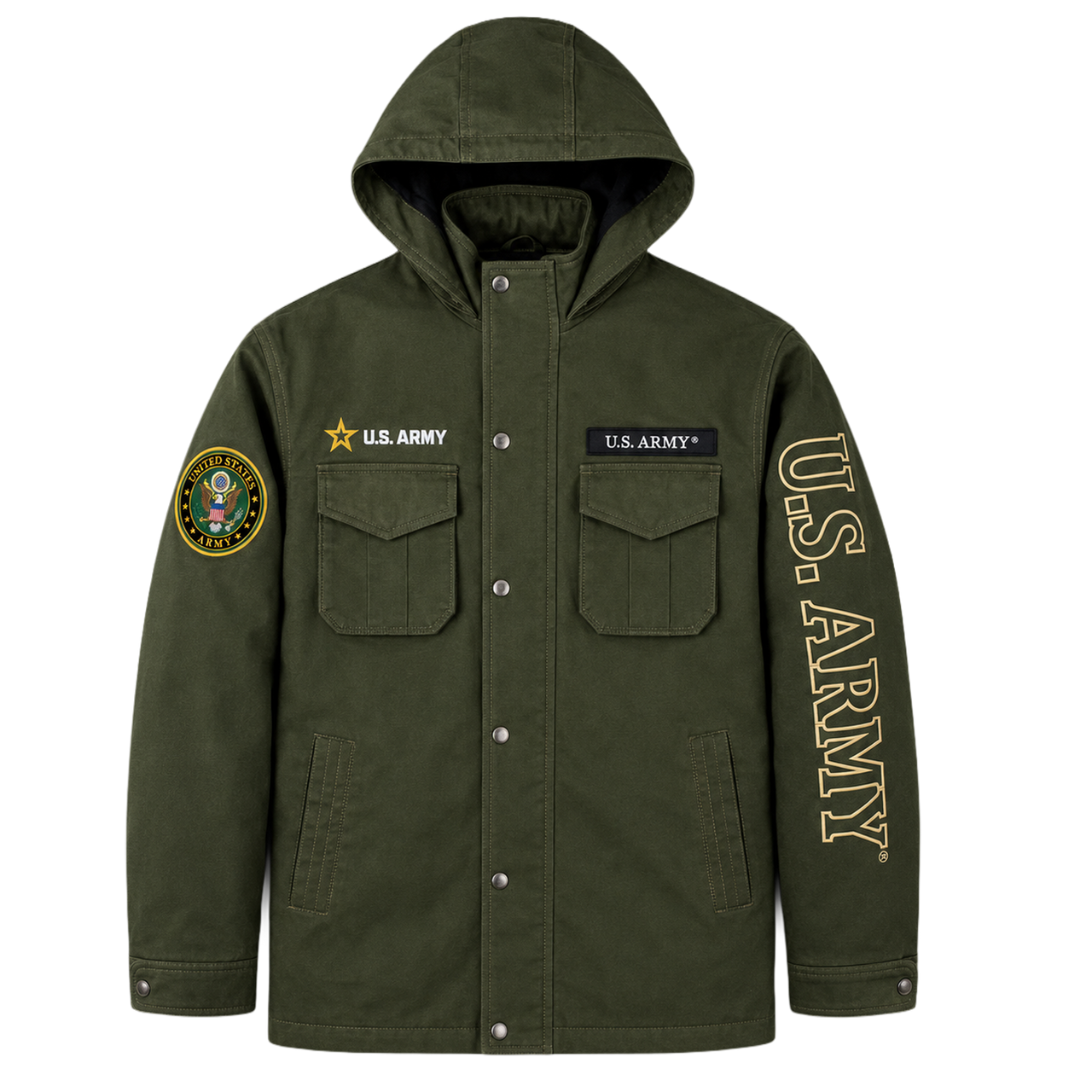 U.S. Army Insulated Canvas Jacket – Military Cold-Weather Field