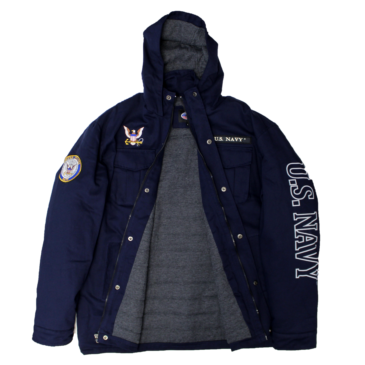 ガ*ィ様 Huber store jacket navy ガ*ィ様 Huber store jacket navy embroidered-champion-packable-