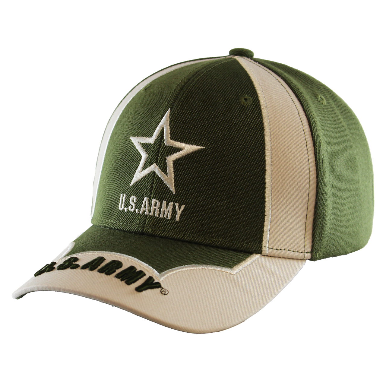 US Army Utility Cap – Olive Drab Tactical Embroidered Hat | 3D Military ...