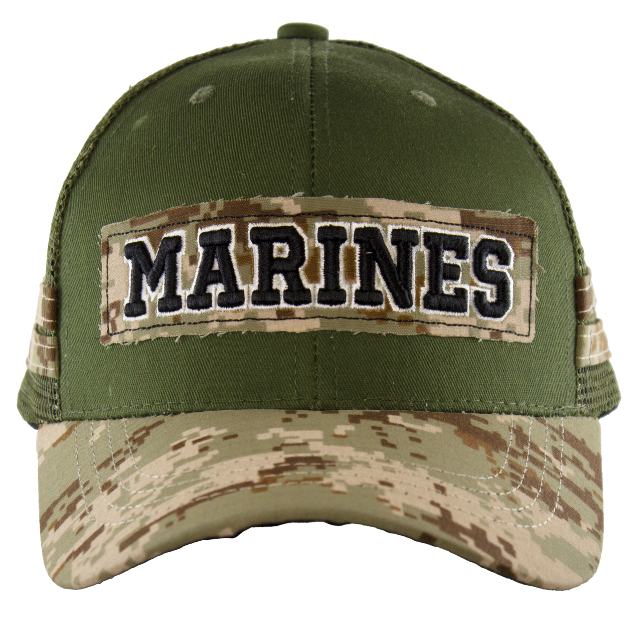 Camo Tape MARINES Hat | Official USMC MARPAT Digital Camo Cap | 3D