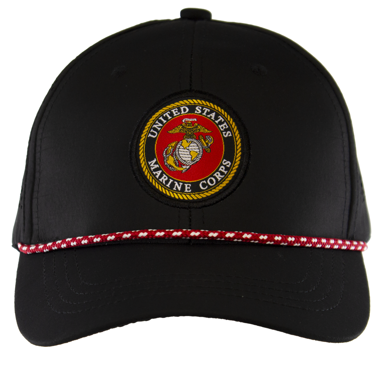 U.S. Marines Perforated Rope Cap | Rope Detail USMC Hat | 3D Military Wear