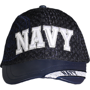 US Navy Leather Brim Cap US Navy Leather Brim Cap