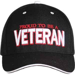 Proud to be a Veteran Black Cap