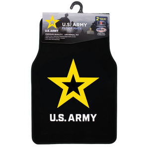 US Army Two Piece Car Floor Mat Set US Army Two Piece Car Floor Mat Set