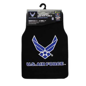 US Air Force Two Piece Car Floor Mat Set US Air Force Two Piece Car Floor Mat Set
