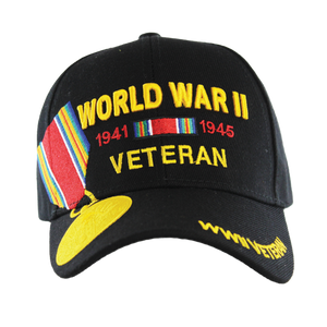 World War II Veteran Medal Cap World War II Veteran Medal Cap