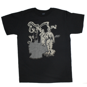 Made in the USA: Afghanistan Veteran Single Color Front Logo T-shirt Made in the USA: Afghanistan Veteran Single Color Front Logo T-shirt