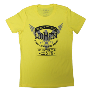 Made in the USA: Women's Here's to the Women T-shirt Made in the USA: Women's Here's to the Women T-shirt