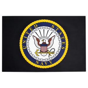 US Navy Door Mat US Navy Door Mat