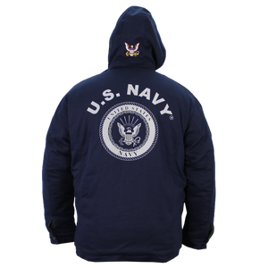U.S Navy Hooded Canvas Jacket U.S Navy Hooded Canvas Jacket
