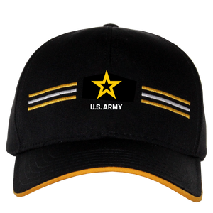 Made in the USA: US Army Stripe Front Cap Made in the USA: US Army Stripe Front Cap