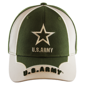 Front view of US Army Utility Cap featuring embroidered Army Star logo on olive drab crown.