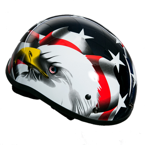 American Eagle Flag Motorcycle Helmet