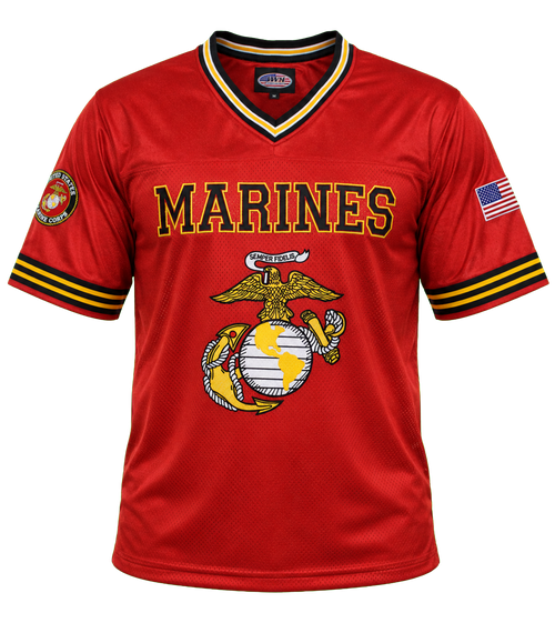 U.S. Marines Football Jersey – Official Military Sports Edition