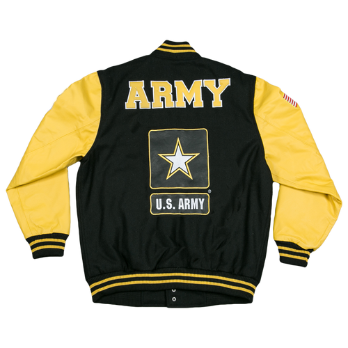 US Army Leather Varsity Jacket
