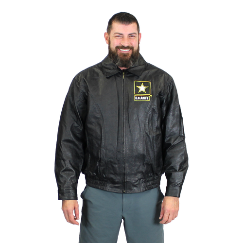U.S. Army Leather Jacket – Official Licensed Military Outerwear