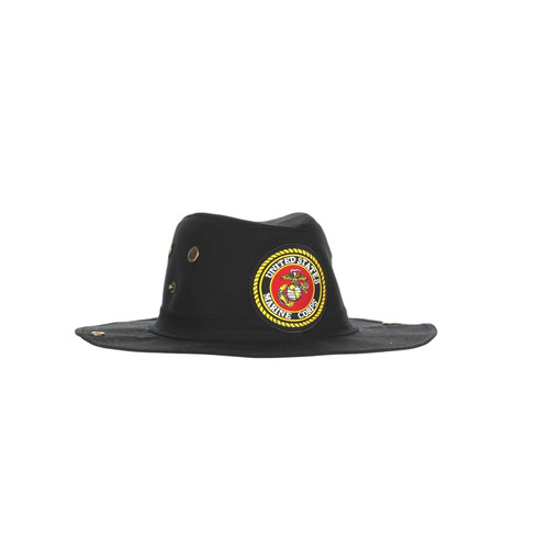 US Marines Black Military Hunter Hat