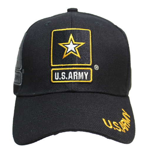 US Army Black Shadow Embroidery Cap