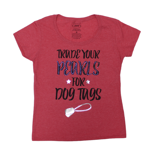Made in the USA: Women's Trade Your Pearls T-shirt