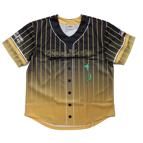 Vietnam Veteran Sublimated Baseball Jersey