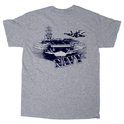 US Navy Vehicle Back T-shirt