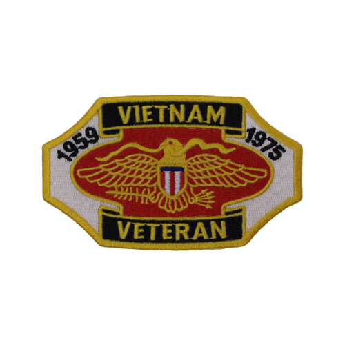 Vietnam Veteran Logo Patch Small