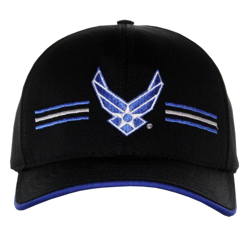 Made in the USA: US Air Force Stripe Front Cap