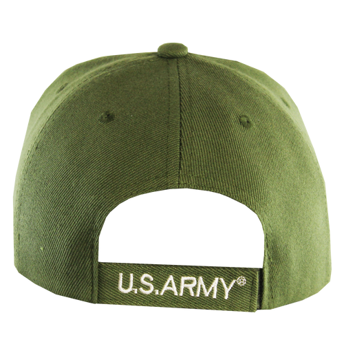 US Army Utility Cap – Olive Drab Tactical Embroidered Hat | 3D