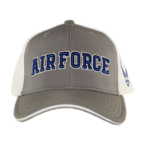 US Air Force Performance Grey White Cap