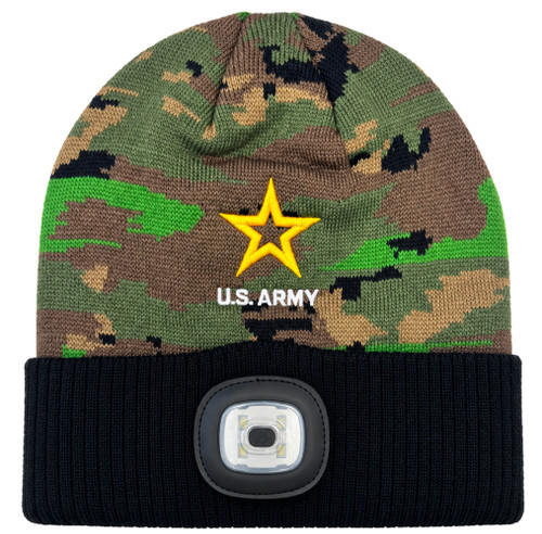 U.S. Army LED Camo Beanie